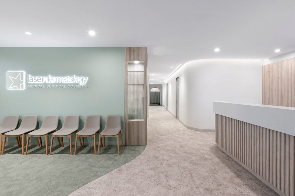 Laser Dermatology Reception Area